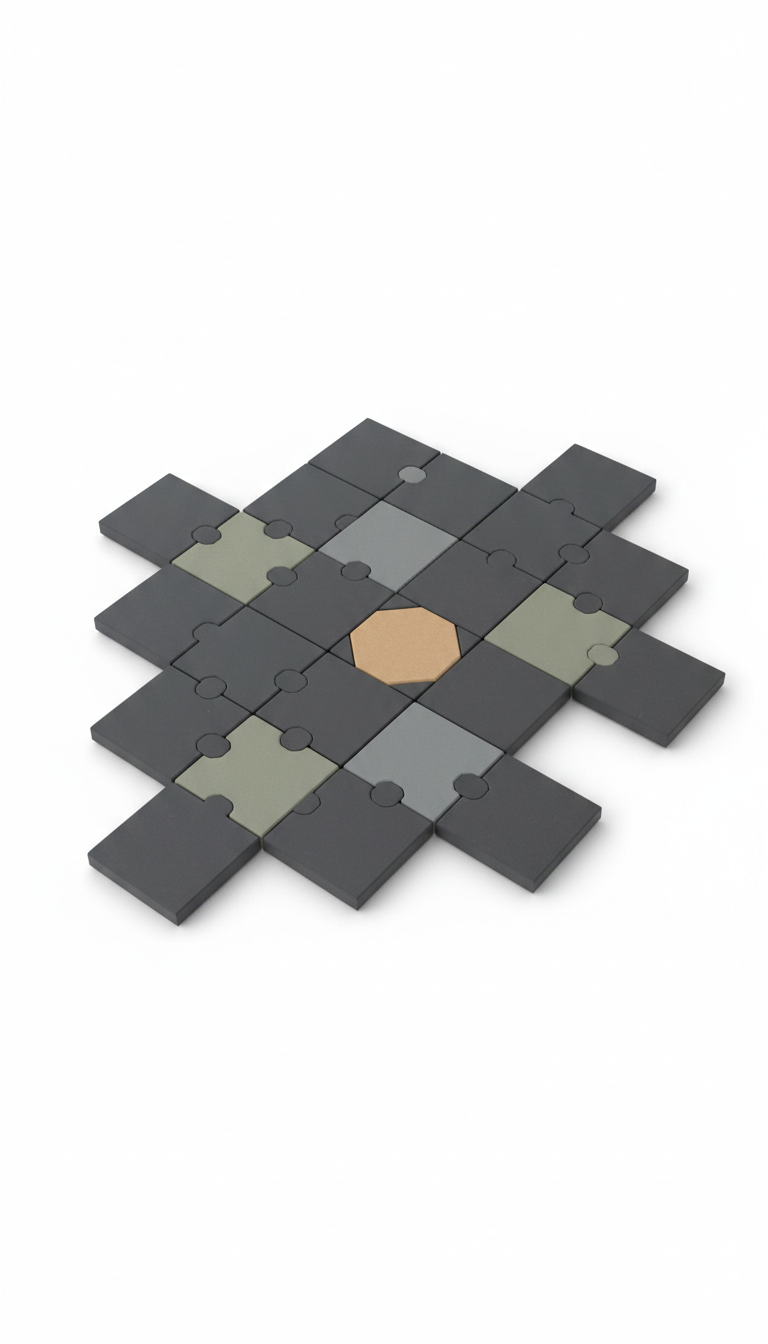 Carreau modulaire ardoise grise premium