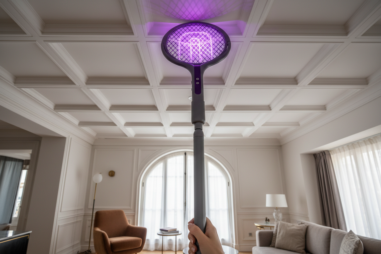 Plafond séjour avec manche